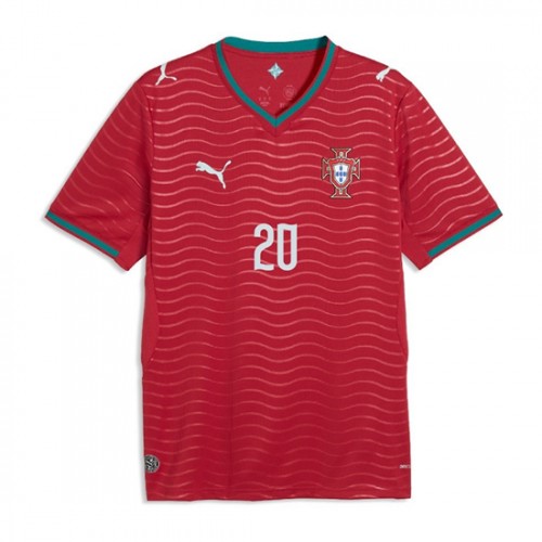 Portugal Joao Cancelo #20 Replika Hemmatröja VM 2026 Kortärmad